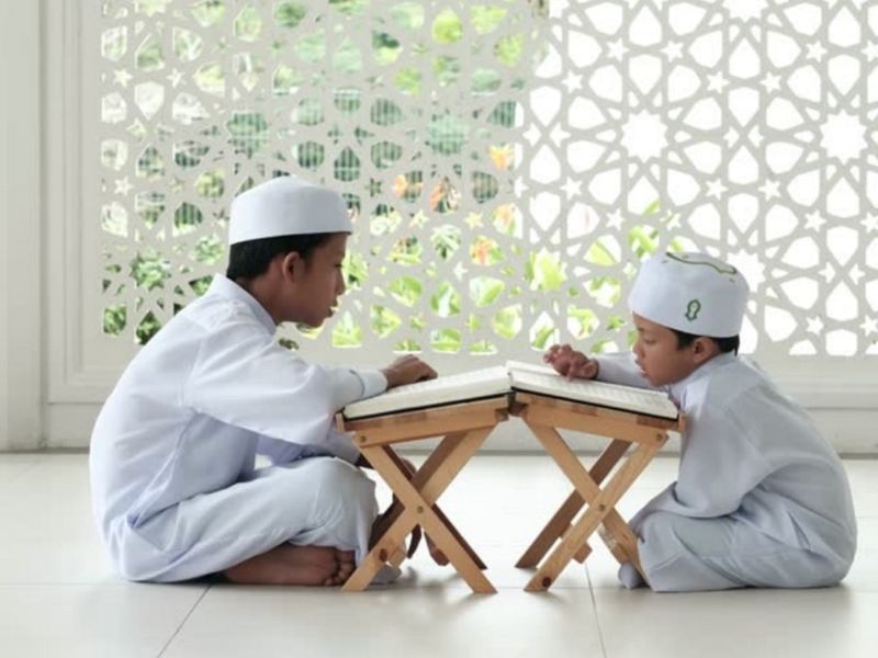 Qur'anlessen en Godsdienstlessen voor kinderen.